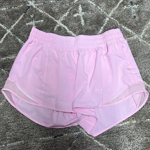 Lululemon light pink (4in inseam) athletic shorts